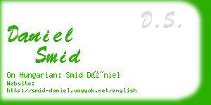 daniel smid business card